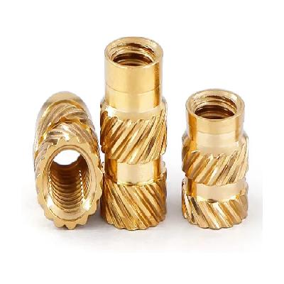 Brass Left Right Knurling Insert