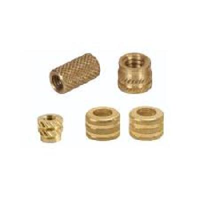 Brass Straight Knurled Inserts