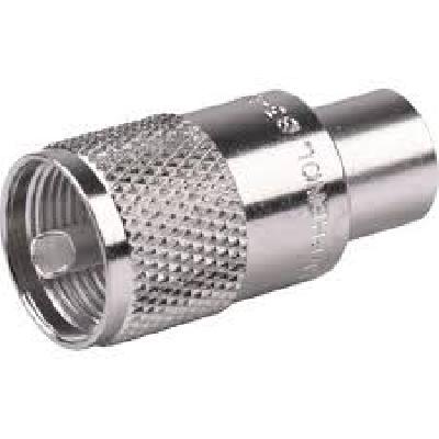UHF Male Solder Type W Teflon