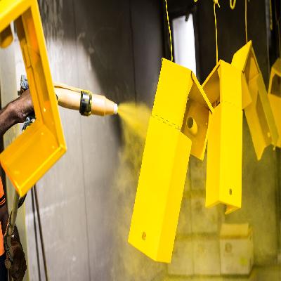 Yellow Coupling Powder Coating