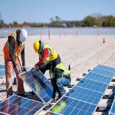 Solar Power Plant Installation