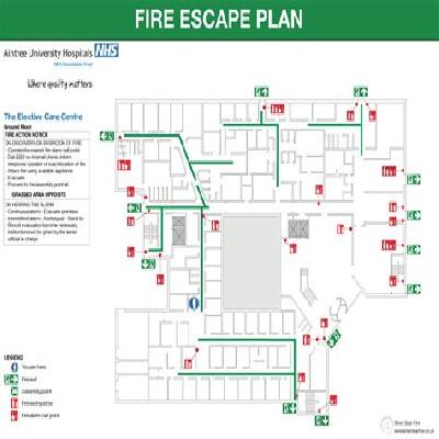 Fire Escape Route Plan