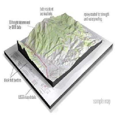 Topographical And Relief Maps