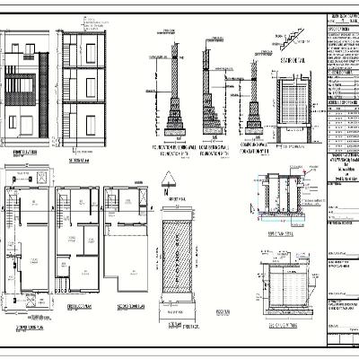 Preparation of submission drawings (blue print).