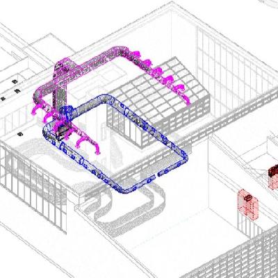 HVAC Duct Shop Drawing Services - CAD Outsourcing Services