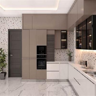 L Shaped Modular Kitchen Service