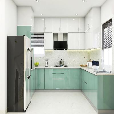 U Shaped Modular Kitchen Service