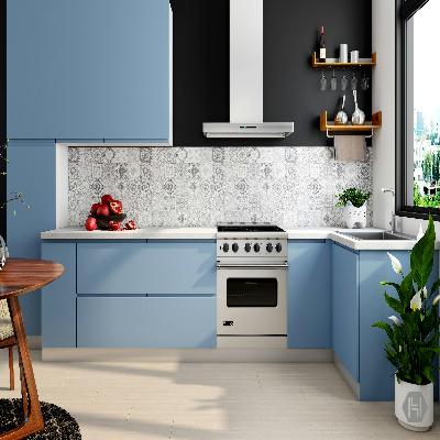 L Shape Modular Kitchen