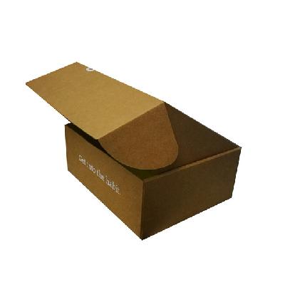 Brown Corrugated Shoe Box 13x13x6 Inch 3 Ply