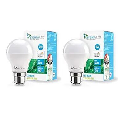 Poly Carbonate Cool Daylight 9 Watt Syska Ssk Srl LED Bulb