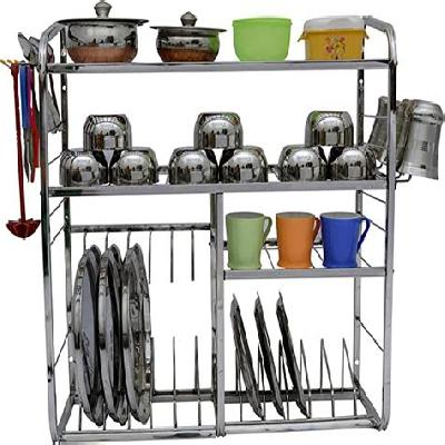 Premium Stainless Steel Bartan Stand