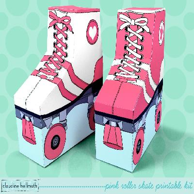Roller Skates Corrugated Box