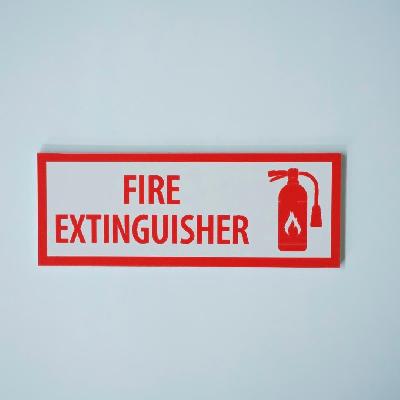 Fire Safety Instructions Board