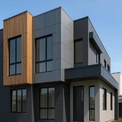 Exterior ACP and Cement sheet works