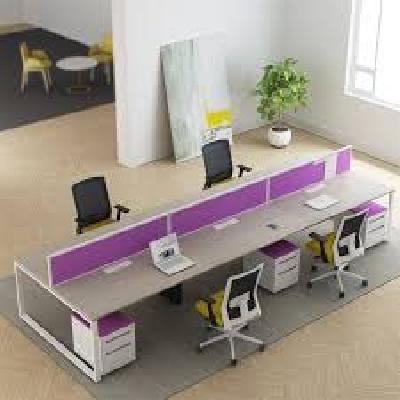 Long Office Work Station