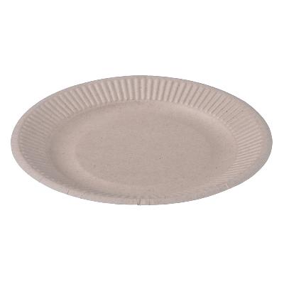 6 Inch Round Sugarcane Bagassee Biodegradable Plate