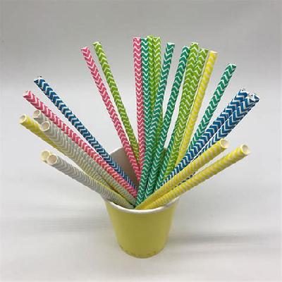Colored Paper Straw