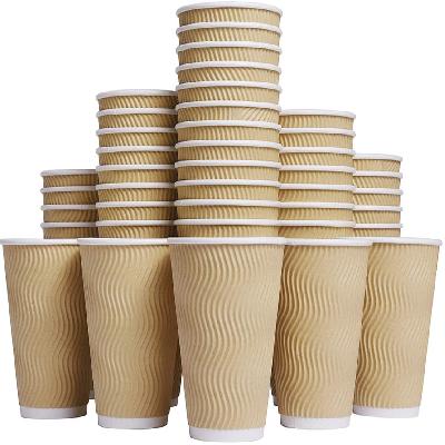 Disposable Rippled Paper Cup