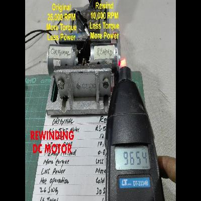 DC Micro Motor Rewinding