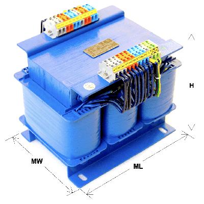 Three Phase Control Transformer