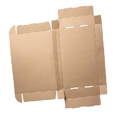 Brown Rectangular Corrugated Box