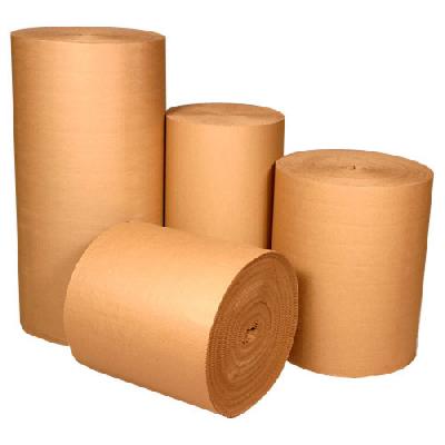 Plain Corrugated Paper Packaging Roll