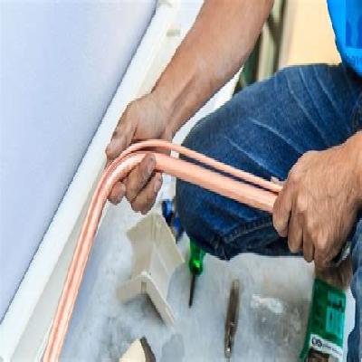 AC Copper Piping Installation