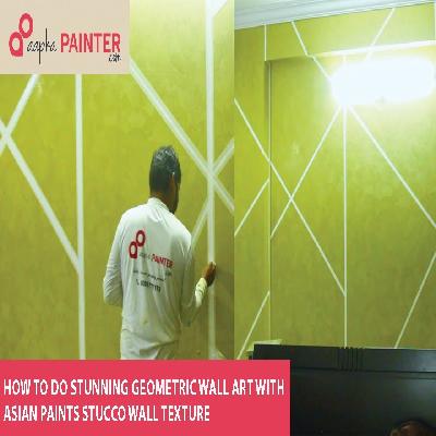 Asian Stucco Paint- Texture Painting