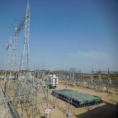 Substation Switch Yard With Over Head Line