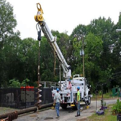 Conical Pole Installation Service