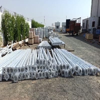 Octagonal Lighting Pole Installation Service