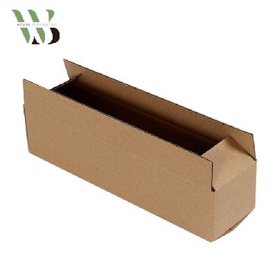 One time used Plain rectangular Corrugated Box
