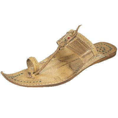 Mens Brown Leather Sandal