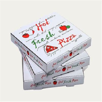 White Printed Pizza Boxes