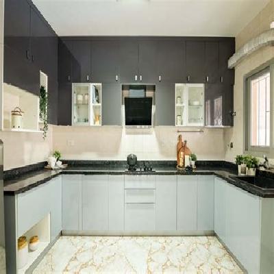 U Shaped Modular Kitchen
