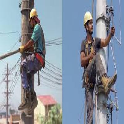 Pole Installation And Cable Laying