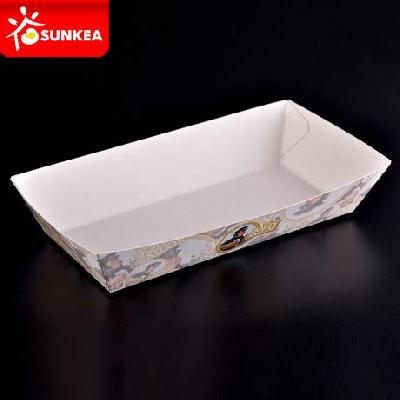 Disposable Printed Paper Food Tray