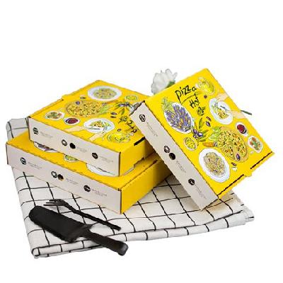 Paper Printed Pizza Packaging Box
