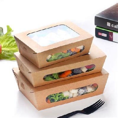 Paper Salad Packaging Box
