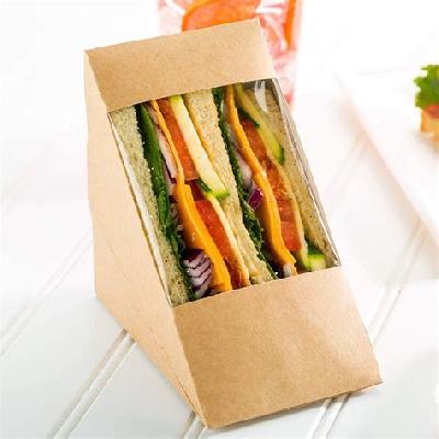 Sandwich Kraft Paper Packaging Box