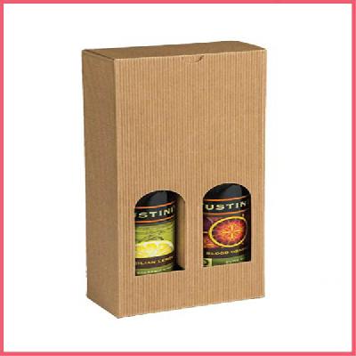 Oil Bottle Corrugated Packaging Box