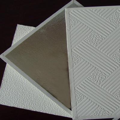 PVC Laminated Gypsum Ceiling Tiles