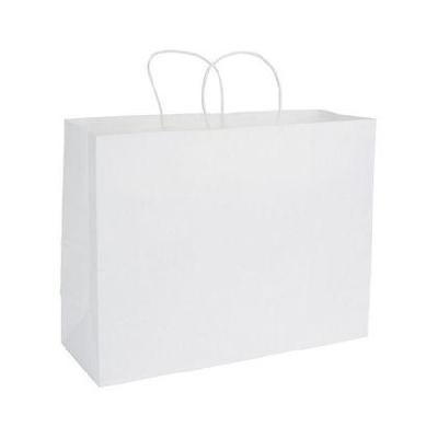 Loop Handle White Plain Paper Bag