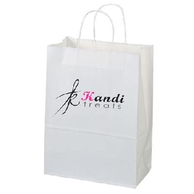 White Printed Paper Bag