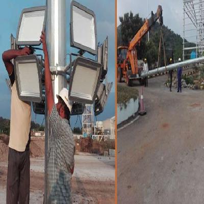 Street Light Pole Erection Service