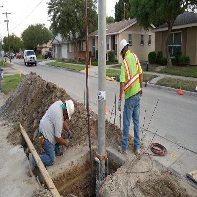 Street Light Pole Installation