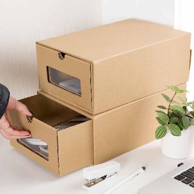 Rectangular Cardboard Shoe Box