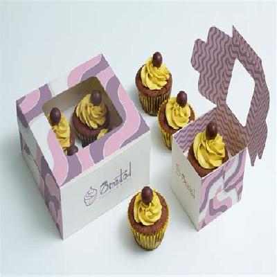 Custom Printed Cupcake Box