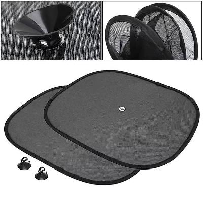 Vacuum Side Glass Multicolur Car Sun Shade