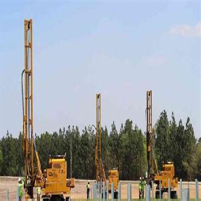 Solar Piling Work